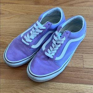 Purple Vans size 8.5(Men) or 10(Women)